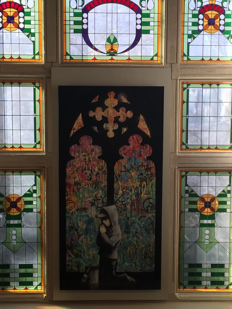 Stained glass window at the Moco - There is Always More To Say
